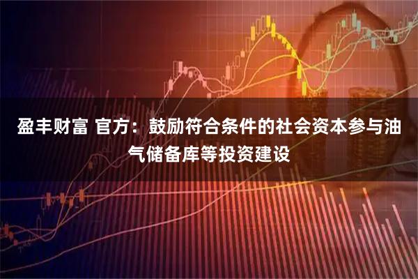 盈丰财富 官方：鼓励符合条件的社会资本参与油气储备库等投资建设