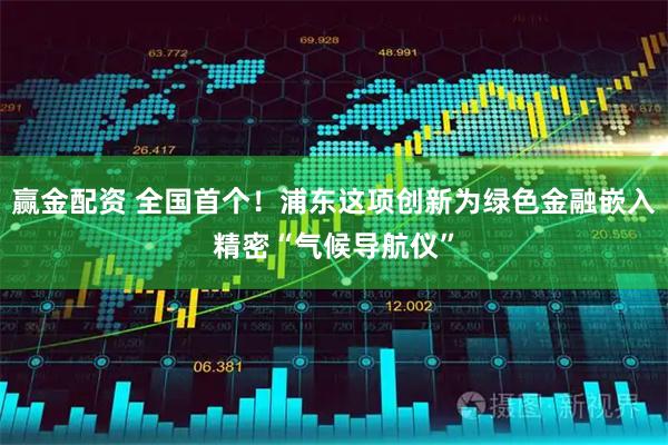 赢金配资 全国首个！浦东这项创新为绿色金融嵌入精密“气候导航仪”